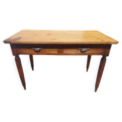 table de bistrot, campagne ou bureau, 2 tiroirs