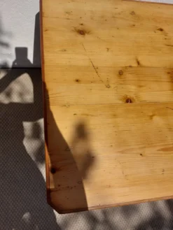 table de bistrot, campagne ou bureau, 2 tiroirs