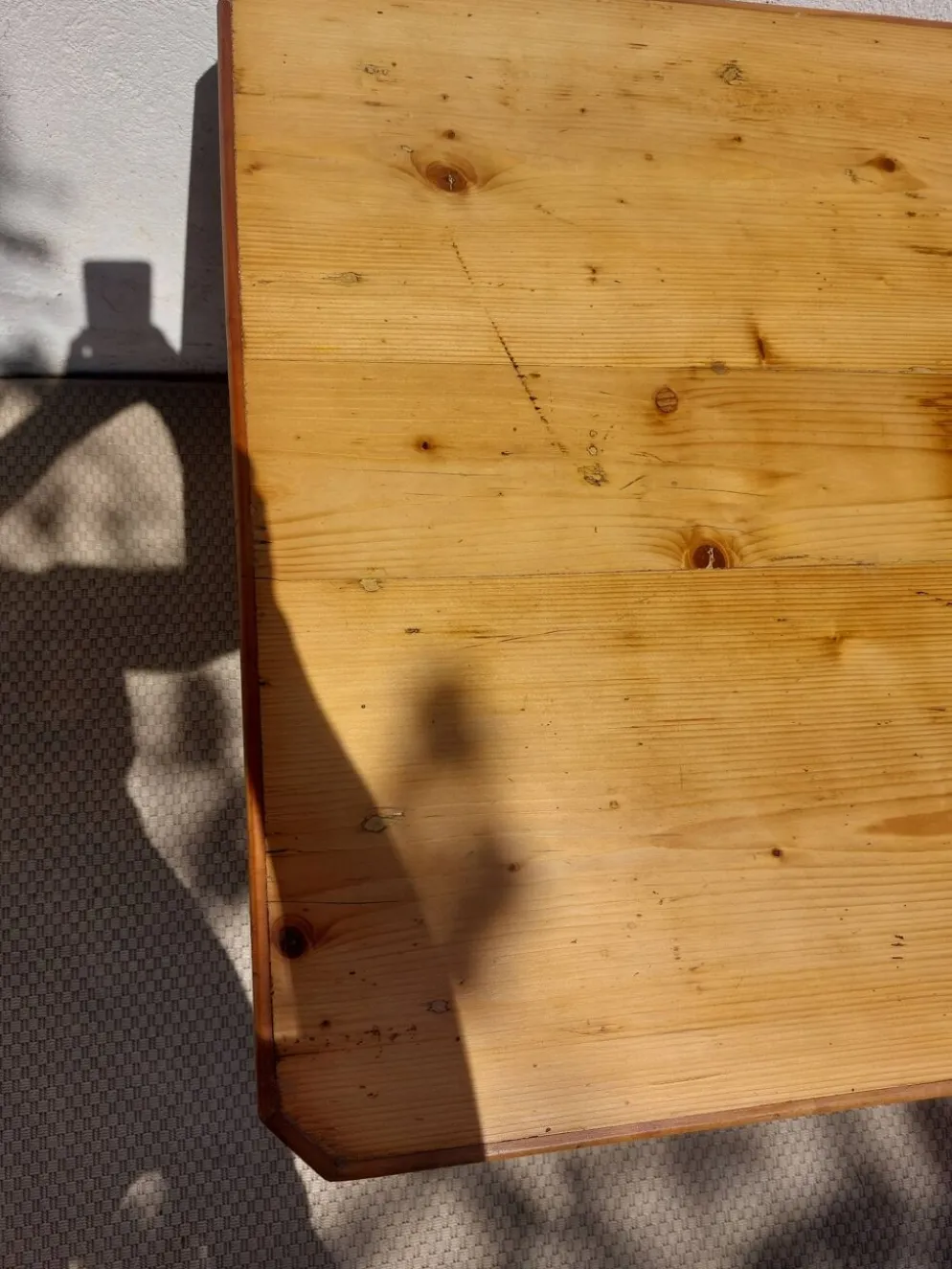table de bistrot, campagne ou bureau, 2 tiroirs