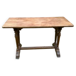 Table de bistrot en bois ancienne