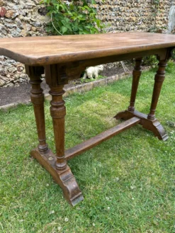 Table de bistrot en bois ancienne