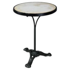 Table de Bistrot en Marbre – 1900