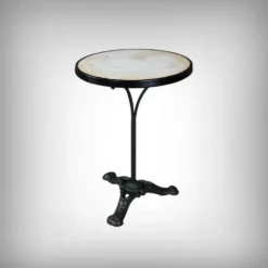 Table de Bistrot en Marbre – 1900