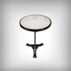 Table de Bistrot en Marbre – 1900