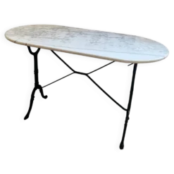 Table de bistrot en marbre
