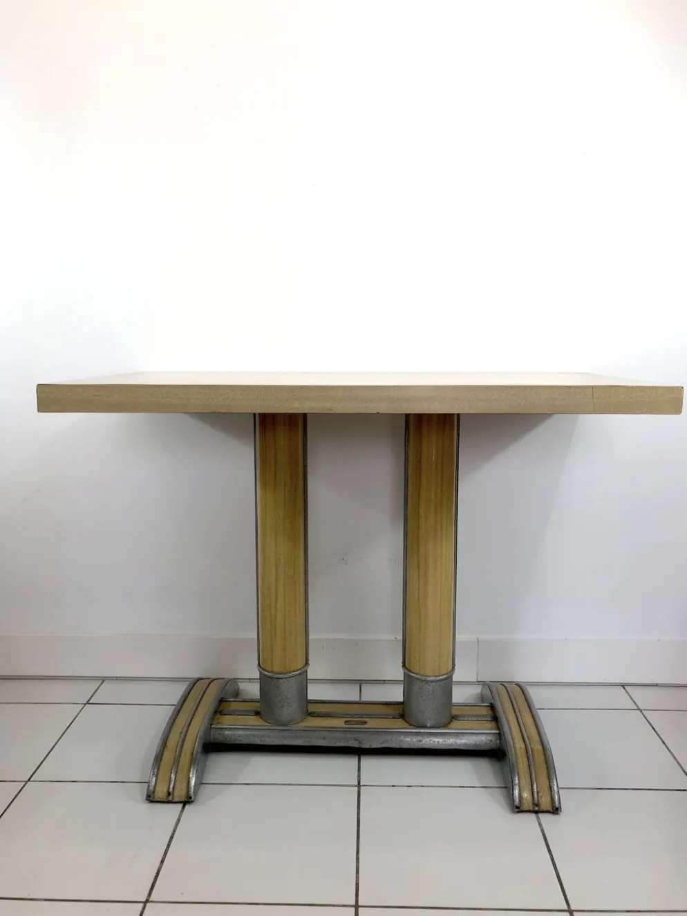 Table de bistrot Martin Méallet en formica, années 50