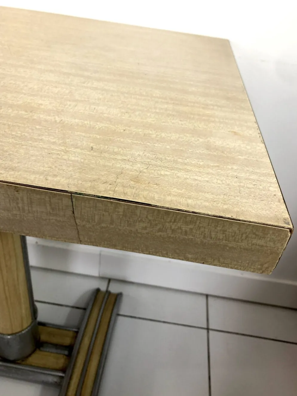 Table de bistrot Martin Méallet en formica, années 50