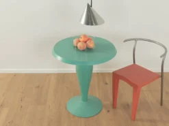 Table de bistrot Miss Balù de Philippe Starck pour Kartell, 1988