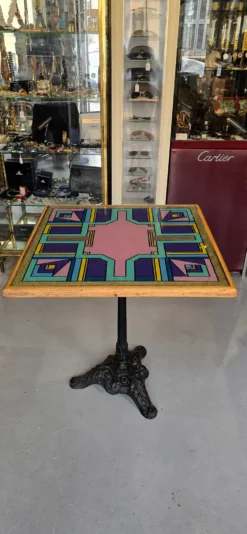 Table de bistrot par Bing, Cannes, années 1990 - vintage