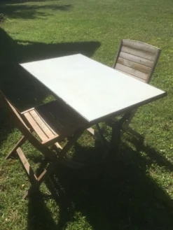 Table de bistrot pied fonte