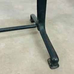 Table de bistrot pied fonte plateau bois