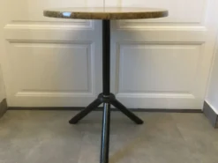 Table de bistrot piétement acier années 70/80