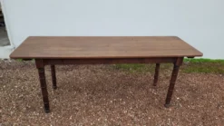 Table de bistrot restaurant rustique en chêne massif époque 1900 -1m85