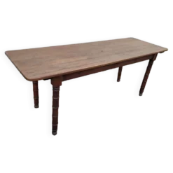 Table de bistrot restaurant rustique en chêne massif époque 1900 -1m85