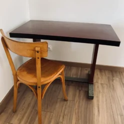 Table de bistrot rouge Fischel