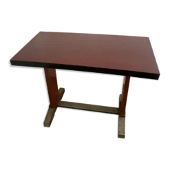 Table de bistrot rouge Fischel