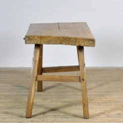 Table de boucher en chêne, vers 1920