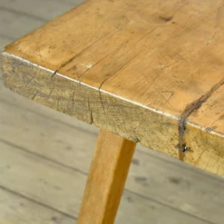 Table de boucher en chêne, vers 1920