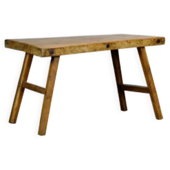 Table de boucher en chêne, vers 1920