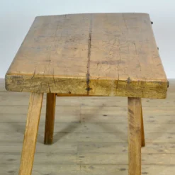 Table de boucher en chêne, vers 1920