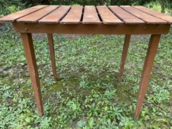Table de camping vintage bistrot 1950s vintage