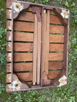 Table de camping vintage bistrot 1950s vintage