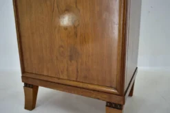 Table de chevet art déco des années 1930, Tchécoslovaquie