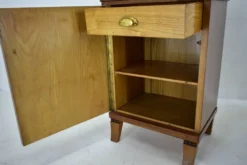Table de chevet art déco des années 1930, Tchécoslovaquie
