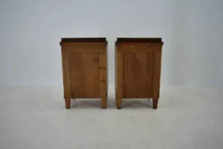 Table de chevet art déco des années 1930, Tchécoslovaquie