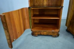 Table de chevet Art Déco des années 1940, Tchécoslovaquie