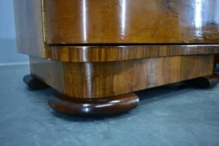 Table de chevet Art Déco des années 1940, Tchécoslovaquie
