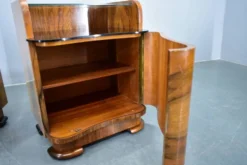 Table de chevet Art Déco des années 1940, Tchécoslovaquie