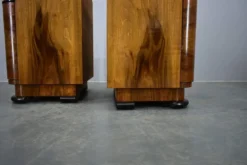 Table de chevet Art Déco des années 1940, Tchécoslovaquie