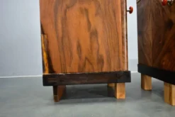Table de chevet Art Déco des années 1938, Tchécoslovaquie