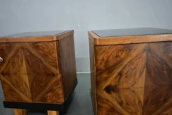 Table de chevet Art Déco des années 1938, Tchécoslovaquie
