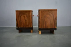 Table de chevet Art Déco des années 1938, Tchécoslovaquie