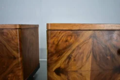 Table de chevet Art Déco des années 1938, Tchécoslovaquie