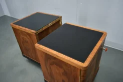 Table de chevet Art Déco des années 1938, Tchécoslovaquie