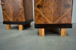 Table de chevet Art Déco des années 1938, Tchécoslovaquie
