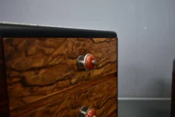 Table de chevet art déco des années 1935, Tchécoslovaquie