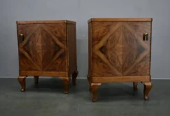 Table de chevet art déco des années 1932, Tchécoslovaquie