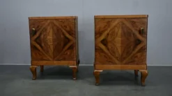 Table de chevet art déco des années 1932, Tchécoslovaquie