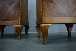 Table de chevet art déco des années 1932, Tchécoslovaquie