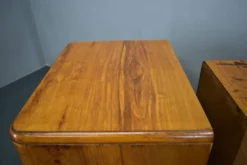 Table de chevet Art Déco des années 1940, Tchécoslovaquie