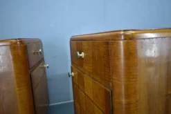 Table de chevet Art Déco des années 1940, Tchécoslovaquie