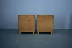 Table de chevet Art Déco des années 1940, Tchécoslovaquie