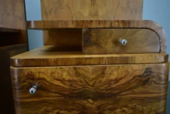 Table de chevet Art Déco des années 1939, Tchécoslovaquie