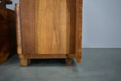 Table de chevet Art Déco des années 1939, Tchécoslovaquie