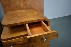 Table de chevet Art Déco des années 1939, Tchécoslovaquie