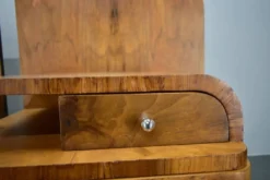 Table de chevet Art Déco des années 1939, Tchécoslovaquie